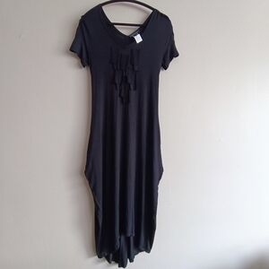 Kędziorek Lagenlook Architectural Cotton Modal Maxi Dress - EU 36